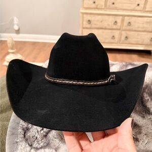 20X Black Resistol Cowboy Hat